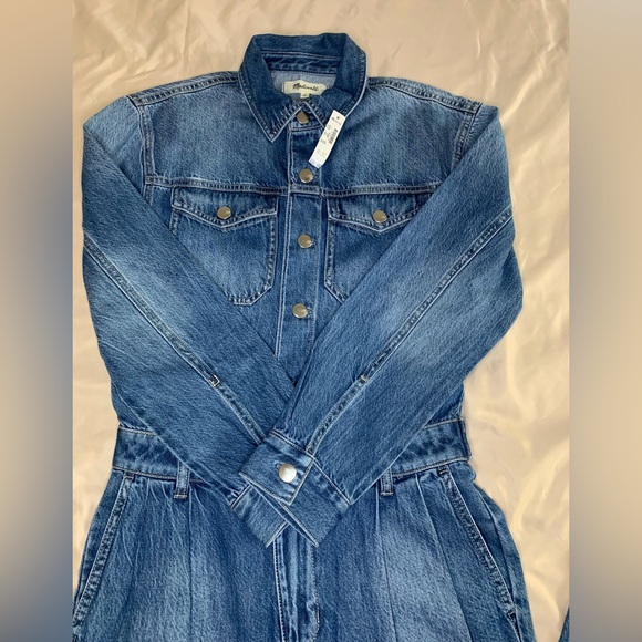 Madewell Blue Denim Women Jeans Overalls - Picture 8 of 12